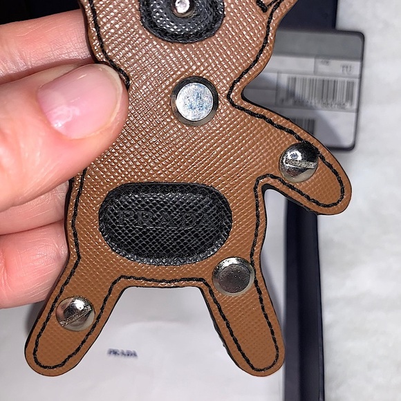 PRADA Saffiano Leather Purse/Key Charm - Picture 4 of 16